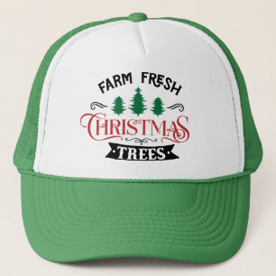 Bauernhof Frische Weihnachtsbaumen Design-54394 Truckerkappe