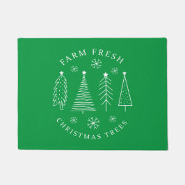 Bauernhof Frische Weihnachtsbaumen Fußmatte
