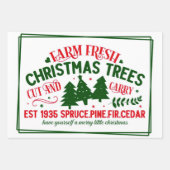Bauernhof Frische Weihnachtsbaumen Geschenkpapier Set (Vorderseite 3)