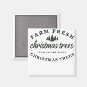 Bauernhof Frische Weihnachtsbaumen Magnet (Vorderseite/Rückseite)