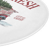 Bauernhof Frische Weihnachtsbaumen Schneidebrett (Ecke)