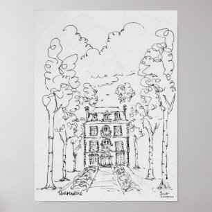 Bauernhof für Pferde   Normandie, Frankreich Poster