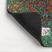 Bauernhof-Garten Gustav Klimt mit Sonnenblumen Mousepad (Ecke)
