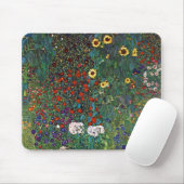 Bauernhof-Garten Gustav Klimt mit Sonnenblumen Mousepad (Mit Mouse)