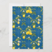 Bauernhof Garten Lemon BOHO Citrus Marine und Whit Einladung (Rückseite)