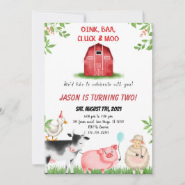 Bauernhof Geburtstag Einladung