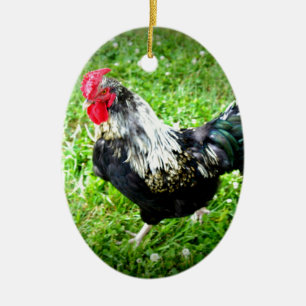 Bauernhof-Geflügel Keramik Ornament