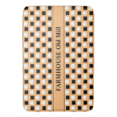 Bauernhof Geometrische Lehmziegelmatte Badematte (Vorderseite Vertikal)