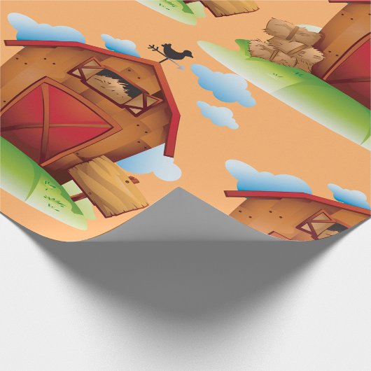 Bauernhof Geschenkpapier