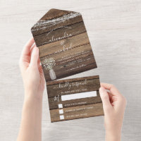 Bauernhof Gipskraut Rustikale Hochzeit RSVP