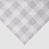 Bauernhof Grau-Weißes Buffalo Kariertes Gewebepapi Seidenpapier (Ausschnitt)
