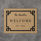 Bauernhof Grieche Schlüsselfamilie Monogram Doorma Fußmatte