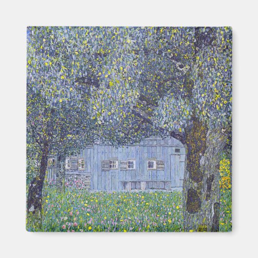 Bauernhof, Gustav Klimt Magnet (Vorne)