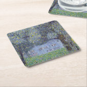 Bauernhof, Gustav Klimt Rechteckiger Pappuntersetzer (angewinkelt)