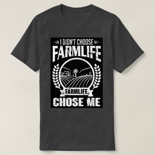 Bauernhof hat mich gewählt T-Shirt (Design vorne)