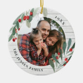 Bauernhof Holly | Ferien-Foto Personalisiert Keramik Ornament (Vorne)