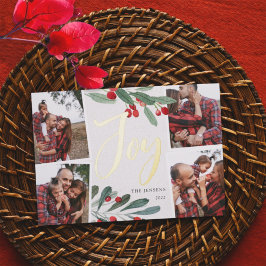 Bauernhof Holly | Weihnachten für mehrere Fotos Folien Feiertagskarte