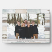 Bauernhof Holz Personalisiert Name Foto Plaque Fotoplatte (Vorderseite)