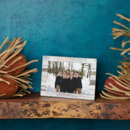 Bauernhof Holz Personalisiert Name Foto Plaque Fotoplatte