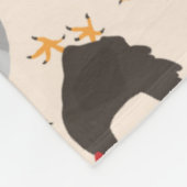 Bauernhof-Huhn-Muster Fleecedecke (Ecke)