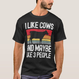 Bauernhof, ich mag Kühe und vielleicht 3 Leute 1 T-Shirt