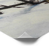 Bauernhof Idaho Ölgemälde von David Paul Poster (Ecke)