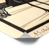 Bauernhof im Schnee - Julie de Graag Poster (Ecke)