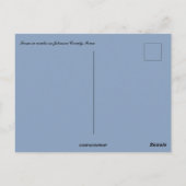 Bauernhof im Winter im Johnson-Landkreis Iowa Postkarte (Rückseite)