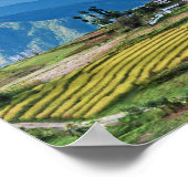 Bauernhof in den bhutanischen östlichen Bergen - H Poster (Ecke)