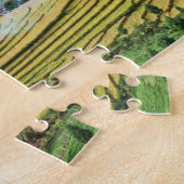 Bauernhof in den bhutanischen östlichen Bergen - H Puzzle (Seite)