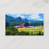 Bauernhof in der Ferne Visitenkarte (Rückseite)