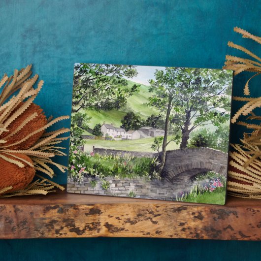 Bauernhof in der Nähe von Thirlmere, Lake District Fotoplatte (Seite)