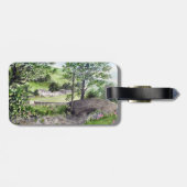 Bauernhof in der Nähe von Thirlmere, Lake District Gepäckanhänger (Rückseite horizontal)