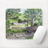 Bauernhof in der Nähe von Thirlmere, Lake District Mousepad (Mit Mouse)