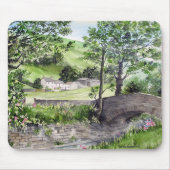 Bauernhof in der Nähe von Thirlmere, Lake District Mousepad (Vorne)