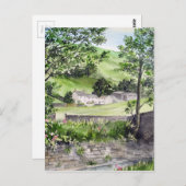 Bauernhof in der Nähe von Thirlmere, Lake District Postkarte (Vorne/Hinten)