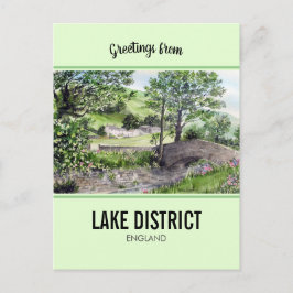 Bauernhof in der Nähe von Thirlmere, Lake District Postkarte