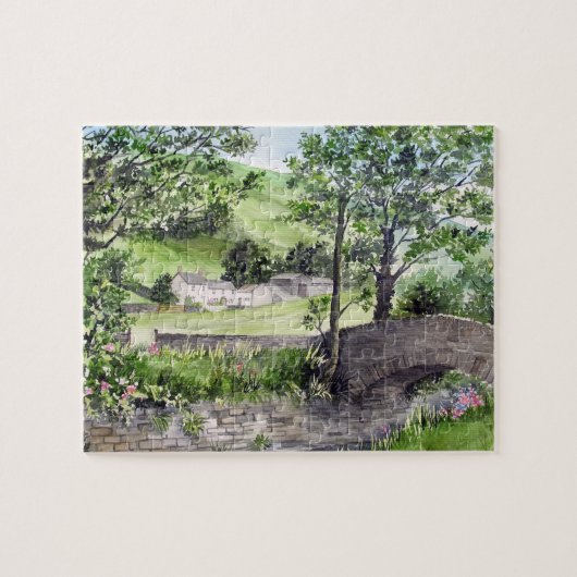 Bauernhof in der Nähe von Thirlmere, Lake District Puzzle (Horizontal)