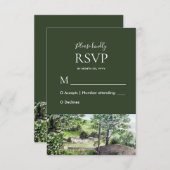 Bauernhof in der Nähe von Thirlmere Wedding Respon RSVP Karte (Vorne/Hinten)