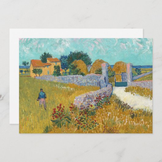Bauernhof in der Provence | Vincent van Gogh (Vorne/Hinten)
