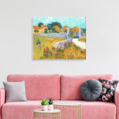 Bauernhof in der Provence | Vincent van Gogh Leinwanddruck (Insitu (Wohnzimmer))