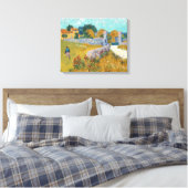 Bauernhof in der Provence | Vincent van Gogh Leinwanddruck (Insitu (Schlafzimmer))