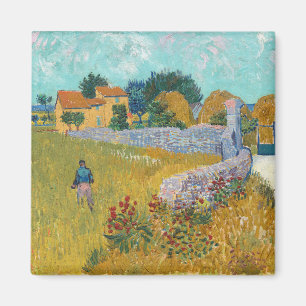 Bauernhof in der Provence Vincent Van Gogh Magnet