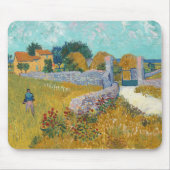Bauernhof in der Provence | Vincent Van Gogh Mousepad (Vorne)