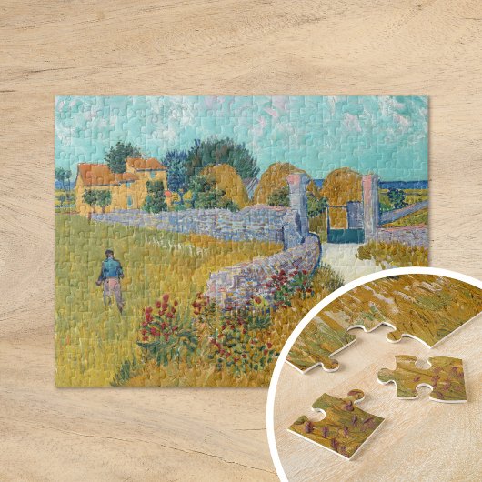 Bauernhof in der Provence | Vincent Van Gogh Puzzle