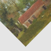 Bauernhof in Rebais von Eva Gonzales Seidenpapier (Ausschnitt)