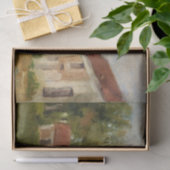 Bauernhof in Rebais von Eva Gonzales Seidenpapier (Geschenk)