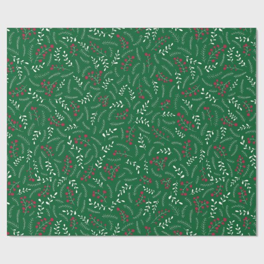 Bauernhof Jäger grün rustikale Laubbaumstruktur ni Geschenkpapier (Flach)