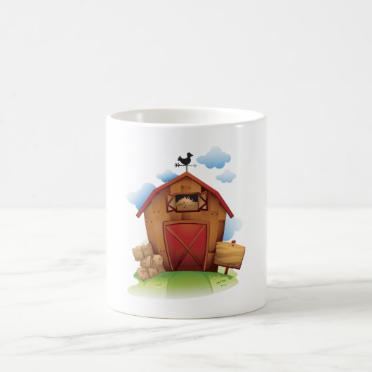 Bauernhof Kaffeetasse (Mittel)