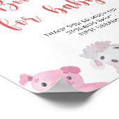 Bauernhof - Kinderbibliothek Poster (Ecke)